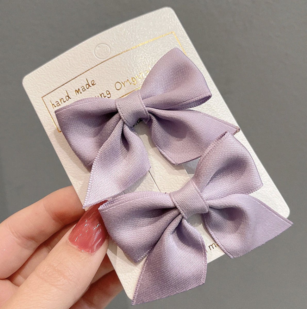 Hiden - Kinder Haarstrik - Haar accessoires - Haarspeldjes meisje - Haar decoratie - Beauty & Verzorging - Paars