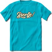 Biertje! T-Shirt | Bier Kleding | Feest | Drank | Grappig Verjaardag Cadeau | - Blauw - S