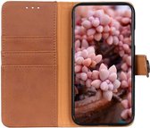 KHAZNEH Samsung Galaxy A53 Hoesje Wallet Book Case Kunstleer Bruin