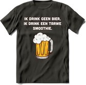 Tarwe Smoothie T-Shirt | Bier Kleding | Feest | Drank | Grappig Verjaardag Cadeau | - Donker Grijs - XXL