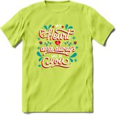 My Heart Is You - Valentijn T-Shirt | Grappig Valentijnsdag Cadeautje voor Hem en Haar | Dames - Heren - Unisex | Kleding Cadeau | - Groen - L