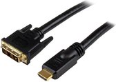 Adapter HDMI naar DVI Startech HDDVIMM10M           Zwart 10 m