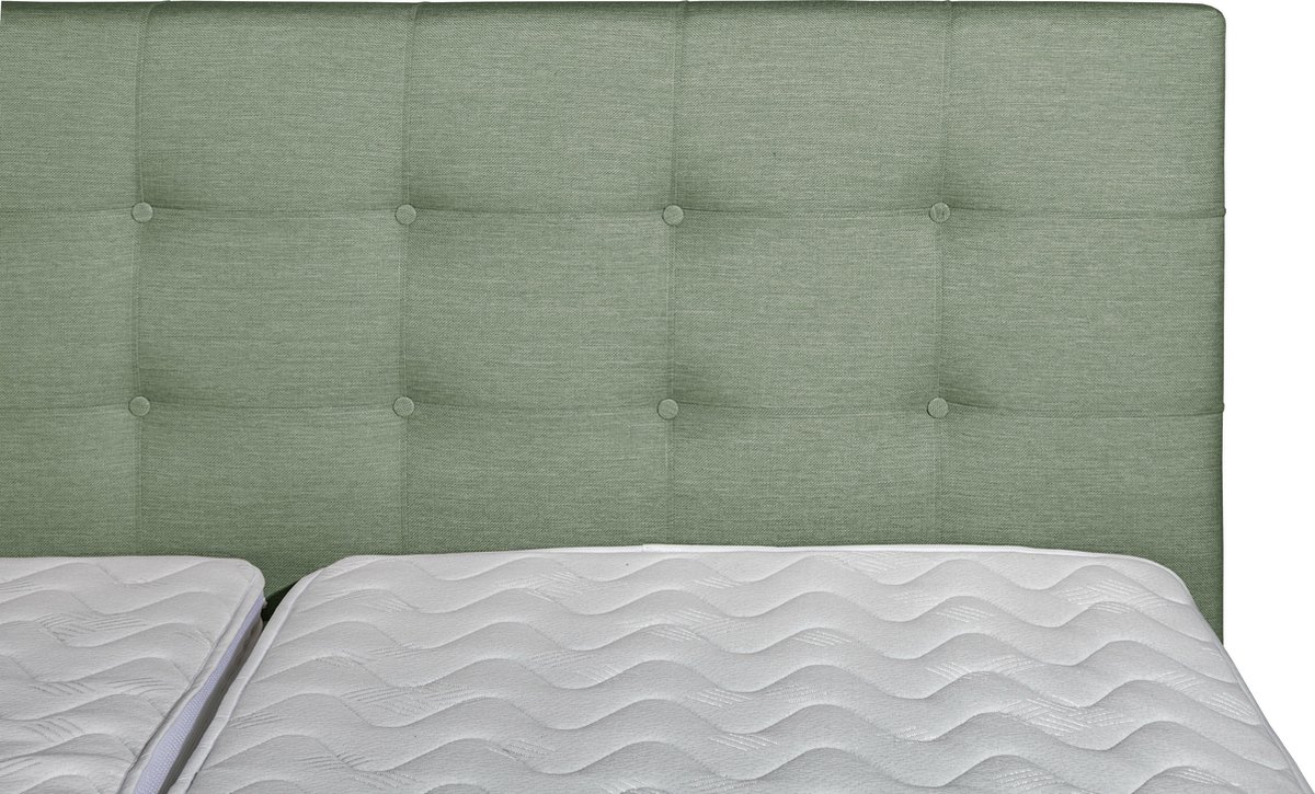 Anno 1588 Elektrische Boxspring LUXA - Pocketvering - Luxe Topper - Lentegroen - 160x200 cm - Inclusief Montage + Dekbed en Kussens thumbnail 3