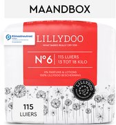 LILLYDOO Huidvriendelijke Luiers - Maat 6 (13-18 kg) - 115 Stuks - Maandbox