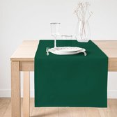 De Groen Home Bedrukt Velvet textiel Tafelloper - Donker groen - Fluweel - Runner 45x135