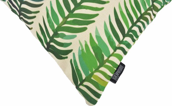 Housse de coussin algues aquarelle | Katoen/ Lin | 45 x 45 cm