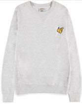 Pokémon Crewneck sweater/trui -XL- Pixel Pika Grijs
