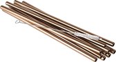 Metal Straw Copper 215 x 8 mm 10 pc. + brush