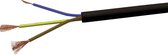 VOKA Kabelwerk H05VVF3X075 Geïsoleerde kabel H03VV-F 3 x 0.75 mm² Zwart 100 m
