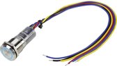 TRU COMPONENTS LAS1-GQ-11E/B/230V/IP67 Vandalismebestendige druktoets 250 V/AC 5 A 1x uit/(aan) Moment Blauw IP67 1 stu