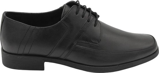 Jomos Veterschoenen zwart casual uitstraling Schoenen Lage schoenen Veterschoenen 