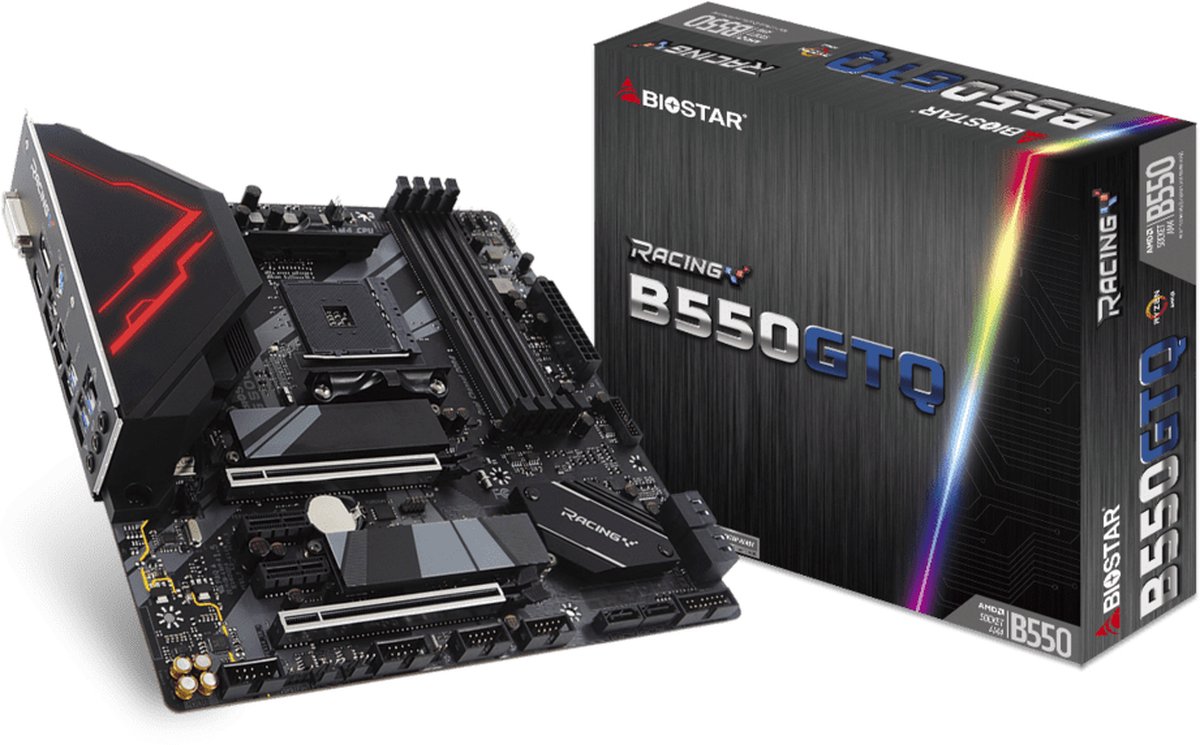 Biostar B550Gtq Moederbord Amd B550 Socket Am4 Micro Atx - afbeelding 4