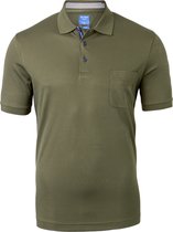 OLYMP - Polo Donkergroen - Modern-fit - Heren Poloshirt Maat XXL