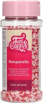 FunCakes Suikerdecoratie - Eetbare Taartdecoratie - Musketzaad - Lots of Love - 80g