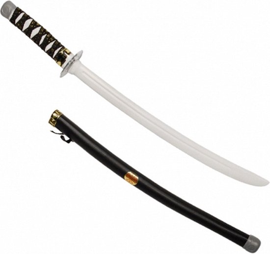 warmte timmerman dood Zwart ninja zwaard van plastic 60 cm | bol.com