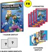 Afbeelding van het spelletje Panini - Minecraft Starter Pack Album + 4 Sleeves + 2 Block Cards FR
