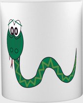 Akyol - Slangen Mok met opdruk - slang - snakes - Dieren - 350 ML inhoud