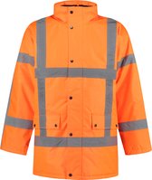 EM Traffic Parka High Visibility RWS Fluor Oranje - maat 4XL