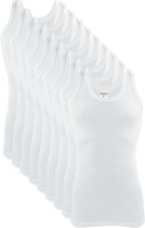 9 stuks SQOTTON onderhemd - 100% katoen - Wit - Maat M/L