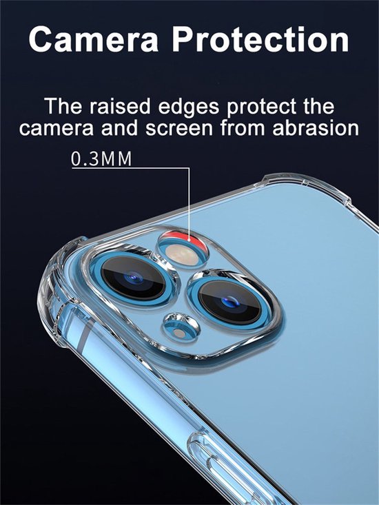 Coque iPhone 13 transparente avec Protection Extra de l'appareil photo - Coque  iPhone