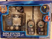 Mission Base station Walkie Talkie - 3 spelrs in 1 keer - lange afstand - 80 meter