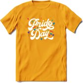 Pride Day | Pride T-Shirt | Grappig LHBTIQ+ / LGBTQ / Gay / Homo / Lesbi Cadeau Shirt | Dames - Heren - Unisex | Tshirt Kleding Kado | - Geel - XXL