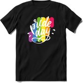 Pride Day | Pride T-Shirt | Grappig LHBTIQ+ / LGBTQ / Gay / Homo / Lesbi Cadeau Shirt | Dames - Heren - Unisex | Tshirt Kleding Kado | - Zwart - XXL