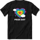 Pride Day | Pride T-Shirt | Grappig LHBTIQ+ / LGBTQ / Gay / Homo / Lesbi Cadeau Shirt | Dames - Heren - Unisex | Tshirt Kleding Kado | - Zwart - S