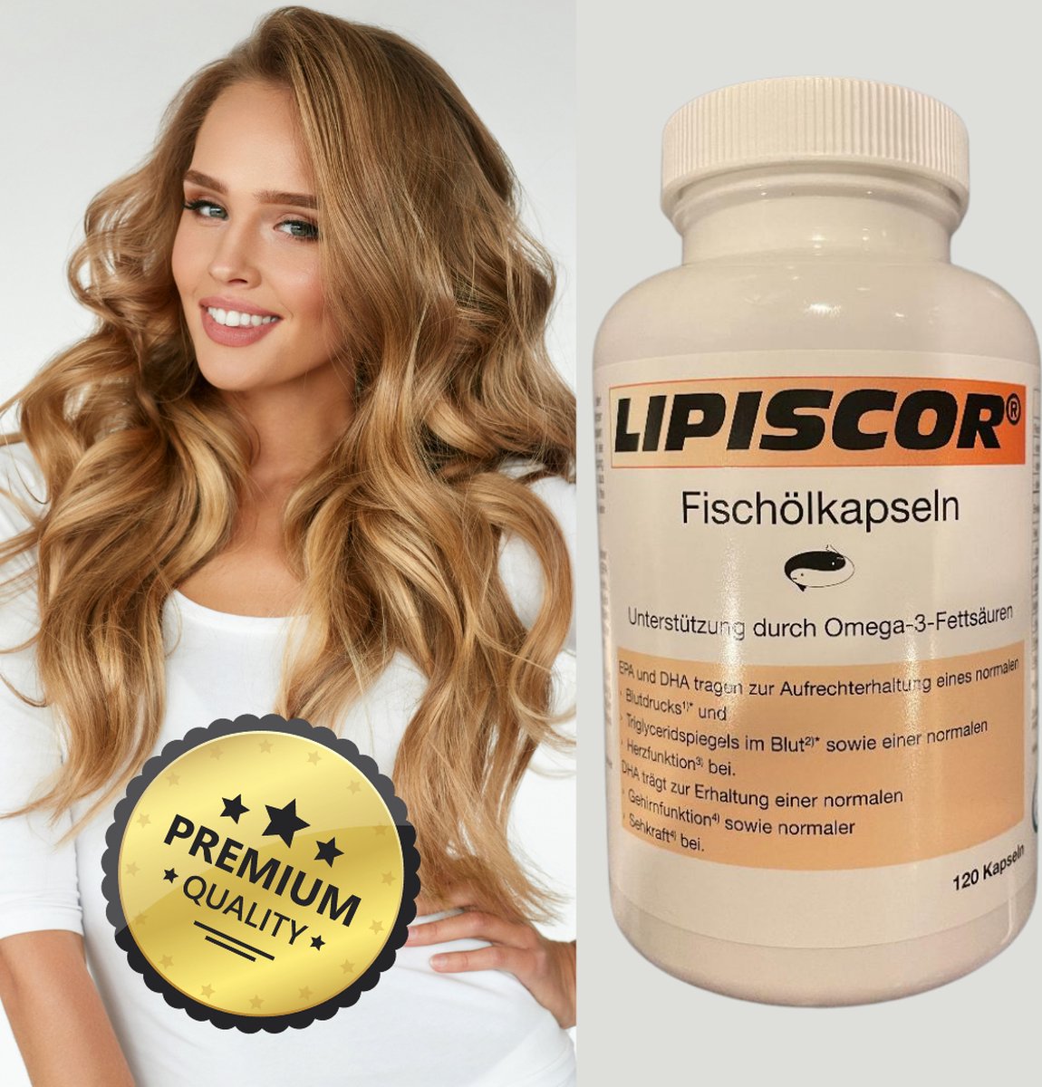Goedkoopste Lipiscor - Visolietabletten - Omega 3 Vetzuren - 120 Capsules