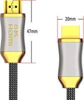 8K 4K/120hz HDMI kabel 2.1 2M