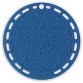 Le Creuset 3 Silicone onderzetters Marseilleblauw 20cm