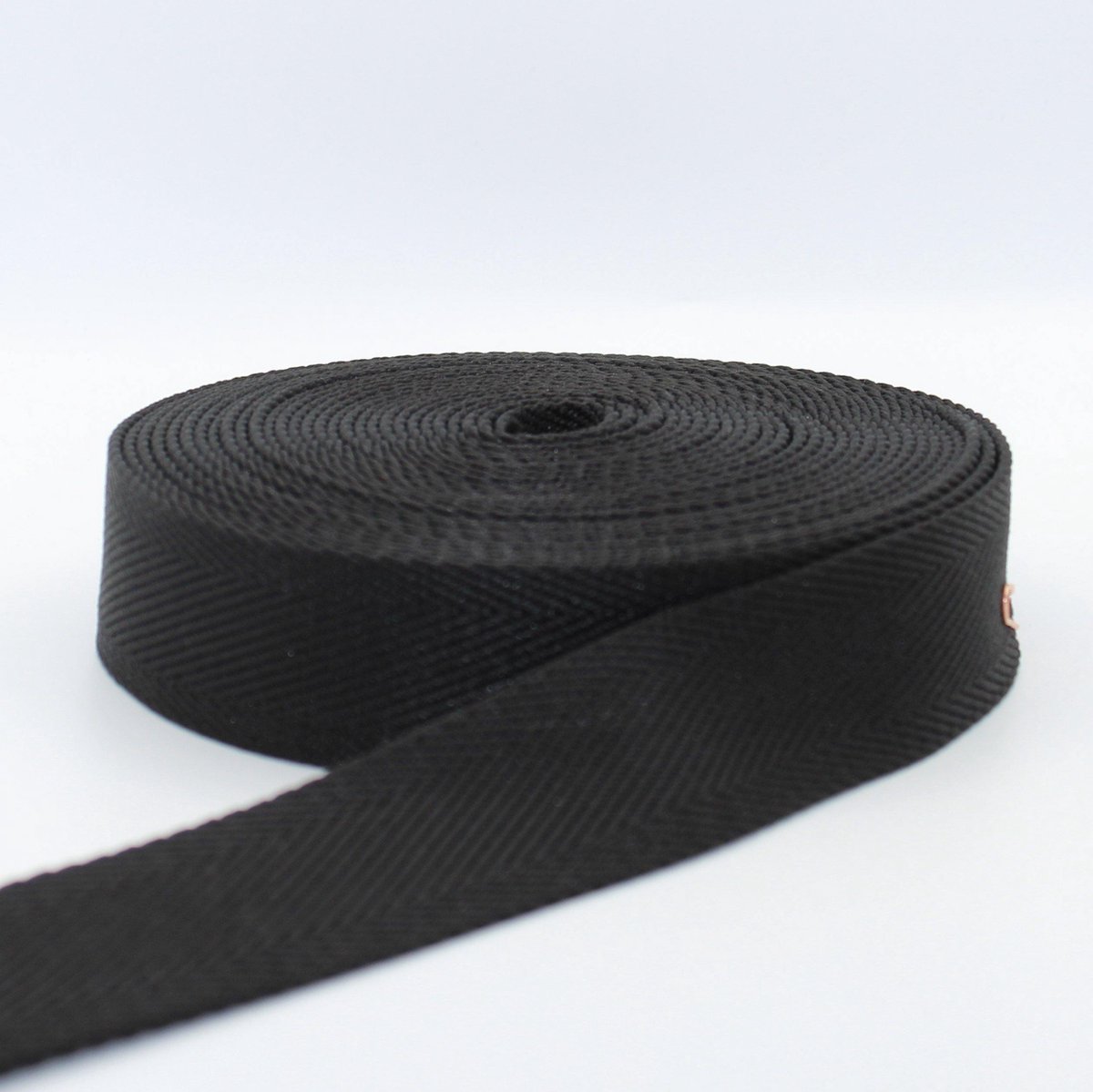 Leduc 5 meter klassieke Visgraat Tassenband 38 mm 65% polyester 35% katoen