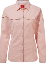 Craghoppers - UV blouse voor vrouwen - Lange mouwen - Adventure - Roze - maat S (38)