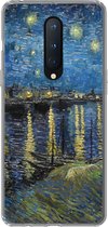 Geschikt voor OnePlus 8 hoesje - Sterrennacht boven de Rhône - Van Gogh - Kunst - Siliconen Telefoonhoesje