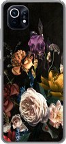 Telefoonhoesje Geschikt voor Xiaomi Mi 11 hoesje - Bloem - Rozen - Patronen - Siliconen Telefoonhoesje