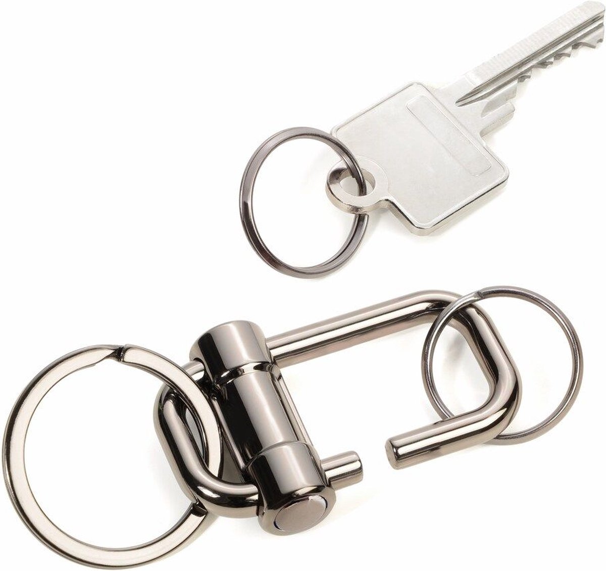 Troika sleutelhanger 2-WAY KEY (Zilver)