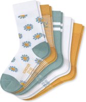 Schiesser Blume 5 Pack Meisjes Sokken - Maat 23/26