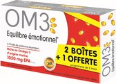 OM3 - Emotioneel evenwicht - Omega 3 - 1050 mg EAP - Promopack 2 + 1 - gratis 60 capsules