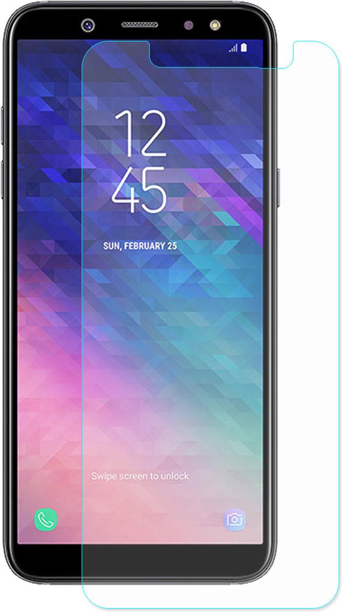 LuxeBass Screenprotector geschikt voor Samsung Galaxy A6+ (2018) - glas scherm - bescherming