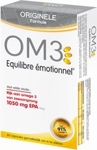 OM3 - Emotioneel evenwicht - originele formule - Omega 3 - 1050 mg EAP - 60 capsules