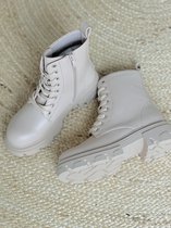 Shoekueen Beige Veter Dames Laarzen 40