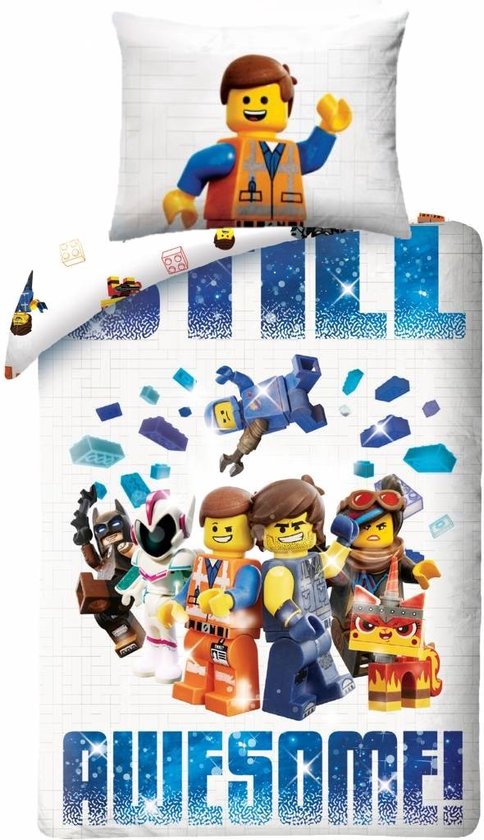 Lego Movie 2 Dekbedovertrek Action - Eenpersoons - 140x200 cm - Multi |  bol.com