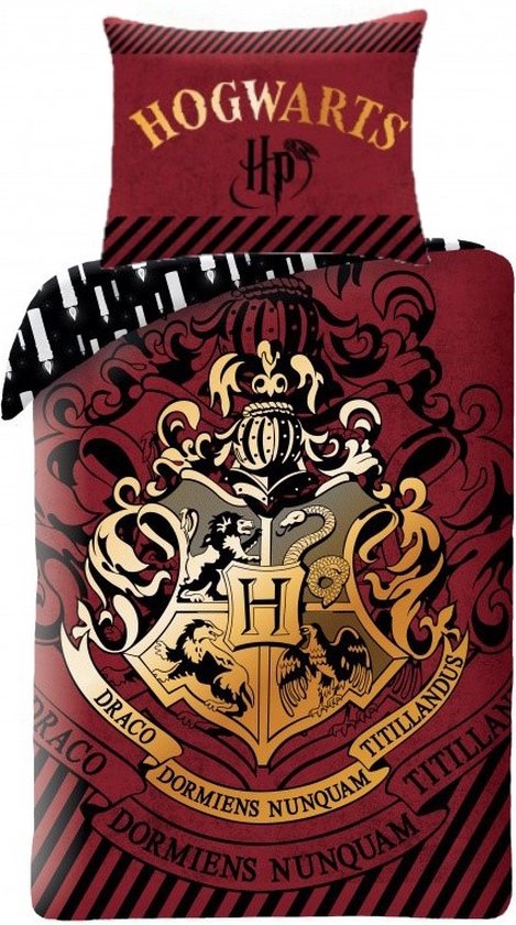 Harry Potter Dekbedovertrek Wizardry - Eenpersoons - 140 x 200 cm - Katoen - Harry Potter