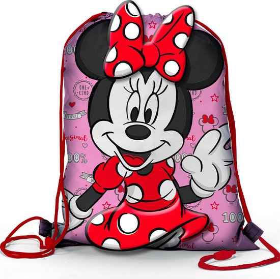 Disney Sac De Sport Minnie Mouse Filles 5,8 Litres Polyester Rouge