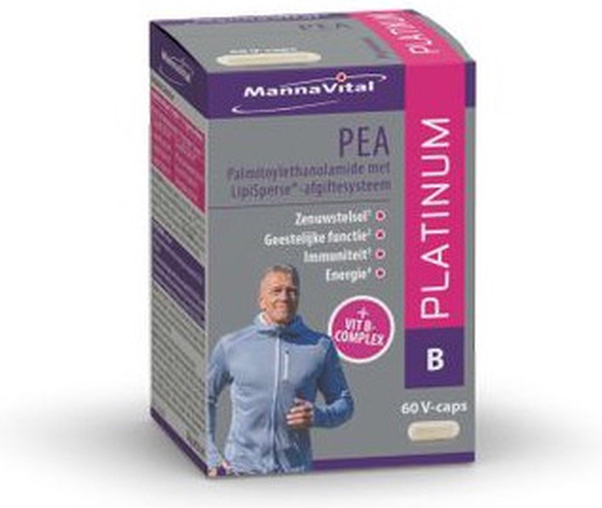 Goedkoopste Mannavital PEA platinum 60 vcaps - Natuurlijk, veilig en legaal alternatief voor CBD-olie