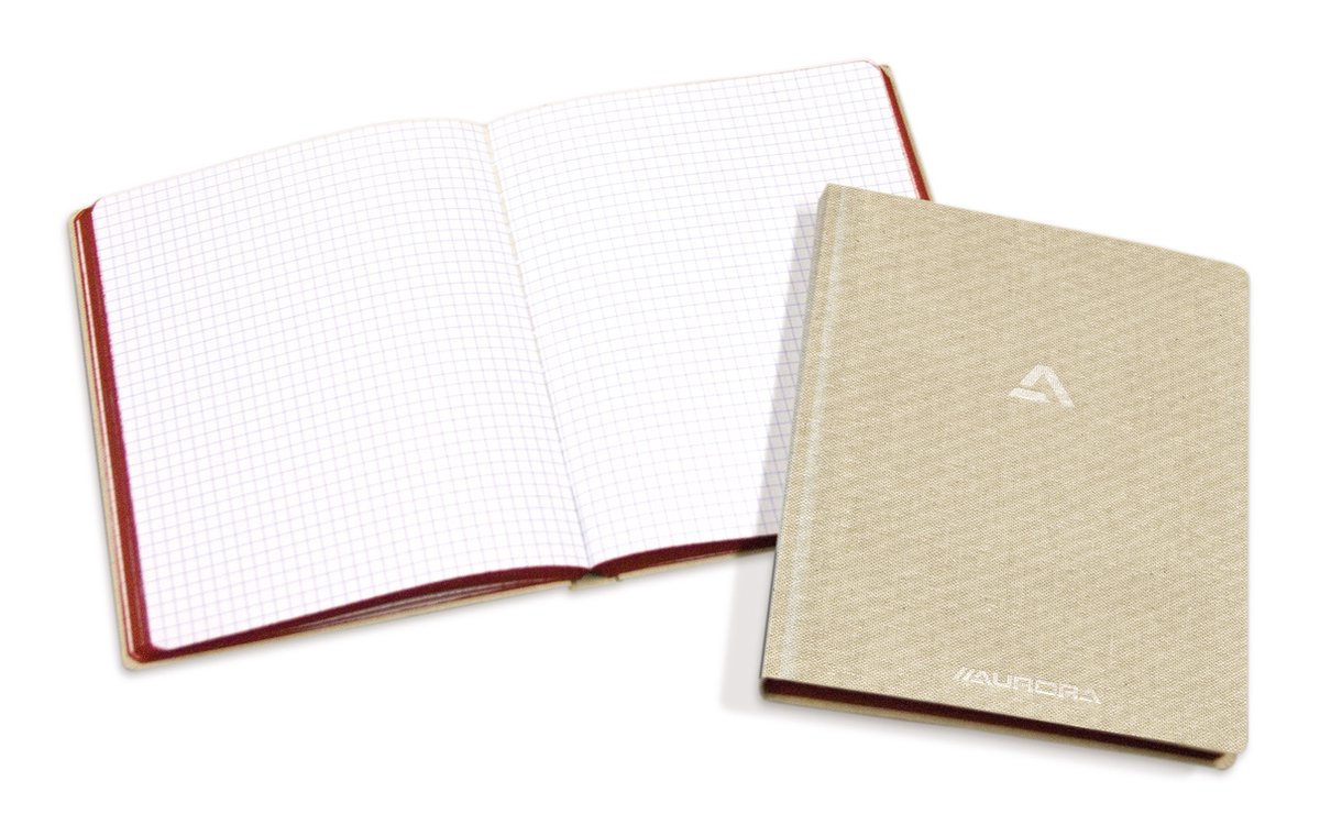 Aurora Writing 80 Design cahier spiralé, ft A6, 120 pages, blanc