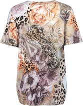 Blue Seven dames shirt 105691 oudroze print - 40