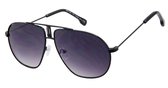 Zonnebril Piloot - Aviator Teardrop - Glazen 58 mm - Zwart