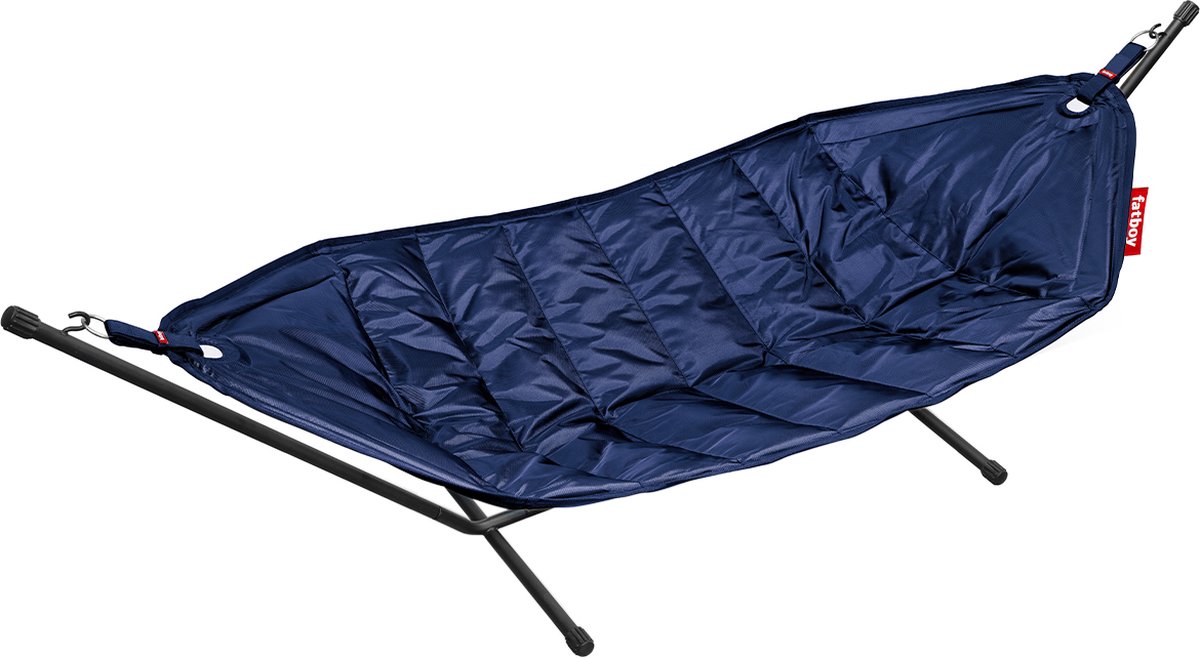 Fatboy Hangmat met standaard voor 2 personen Donkerblauw - tot 150kg - 330l x 138b cm