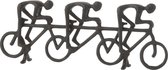 J-Line figurine Tandem Cyclistes - aluminium - noir